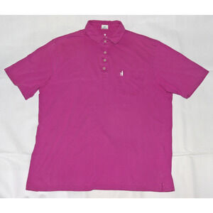 johnnie-O Hangin'‎ Out Men's Short Sleeve Polo Shirt Size XL
